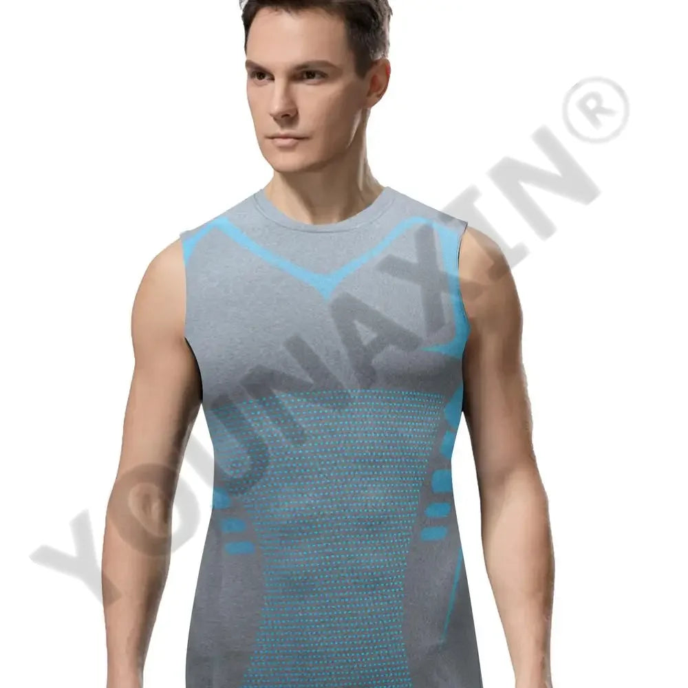 3 Pcs/Lot Men's Sleeveless T-Shirts Base Layer Vest Basketball Cycling Yoga Sports Tight  Gym Fitness Running Top Outdoor Tank