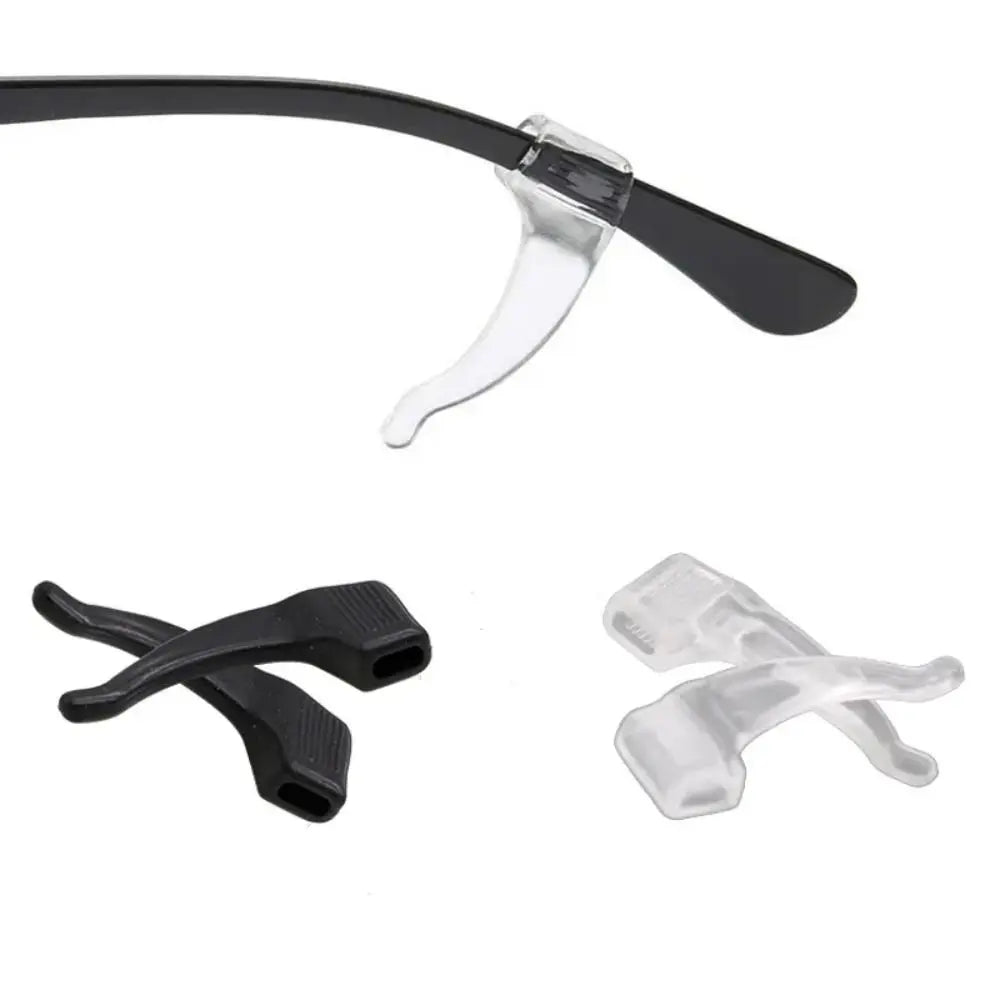 20Pairs Soft Silicone Glasses Ear Hooks Anti-slip Anti-fall Eyewear Holder Sunglasses Accessories Grip Men