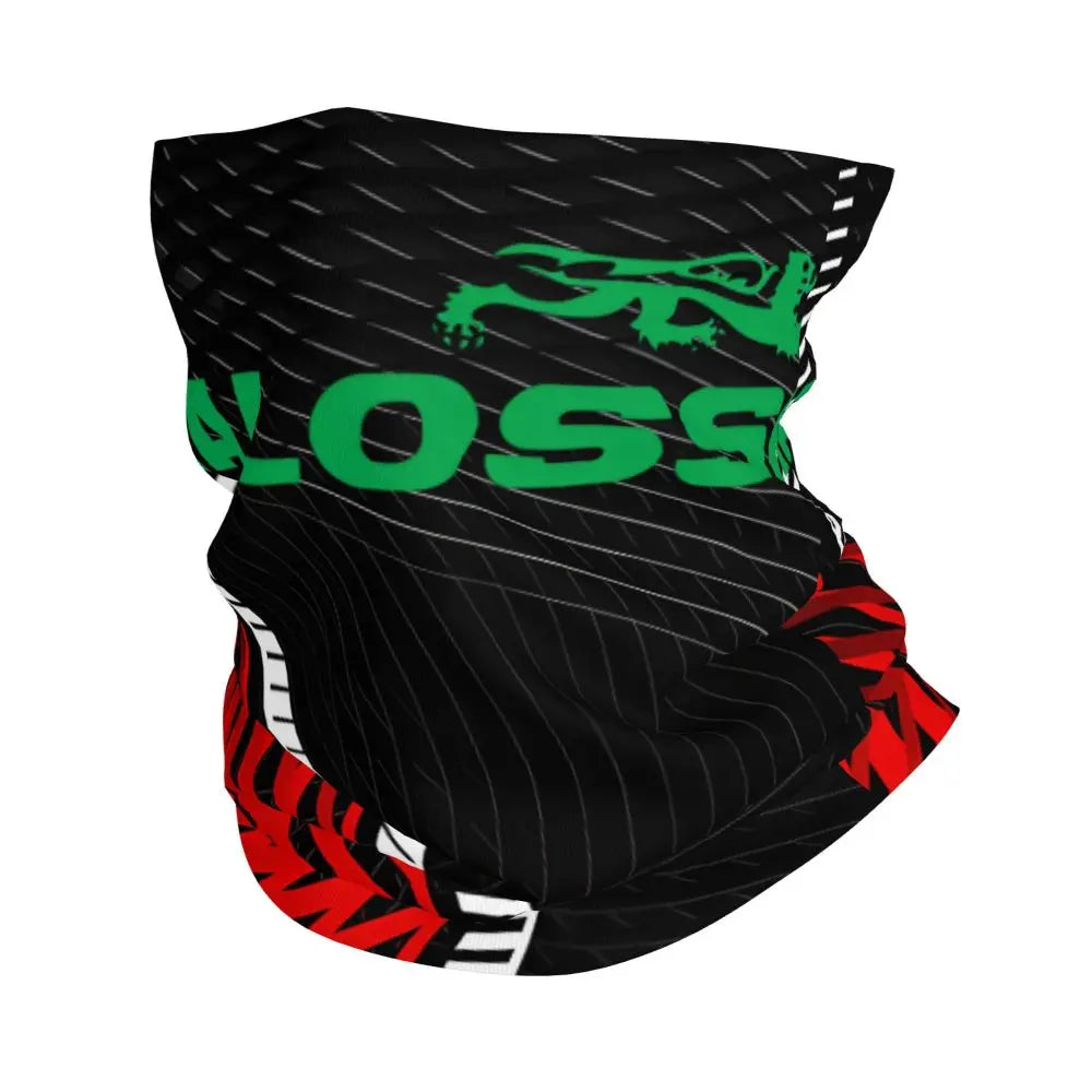 Quirky Motocross Bandana Neck Cover Printed Malossi Wrap Scarf Running Unisex Adult Winter