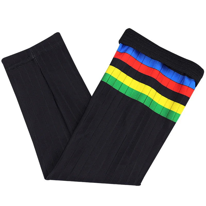 Cover Arm Aero Cuff Bike Cycling Sleeves UV Stripe Running SunscreenSun Bicycle Sleeves Leg Sport Cycling Outdoor Arm Warmer