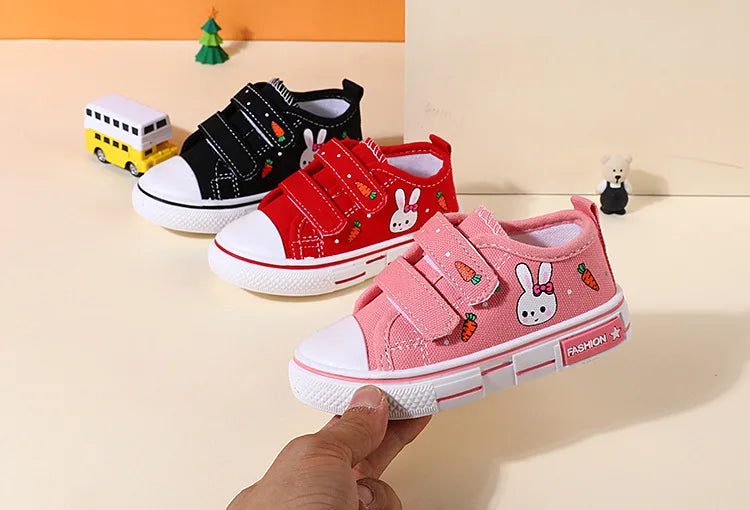 CKid Shoes Sneaker Shoe Boys Girls Baby Cartoon Canvas Sports Shoes Spring Autumn Children Board Shoes with Leisure New Fashion