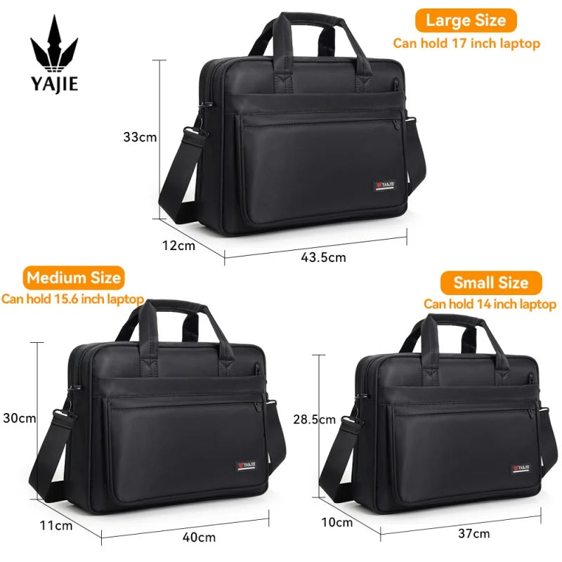 Briefcases For Men Canvas Tote Bag Large Laptop Case 15.6 Inch 17 Inch 14 Inch Computer Bag  Work Business  Shoulder Office