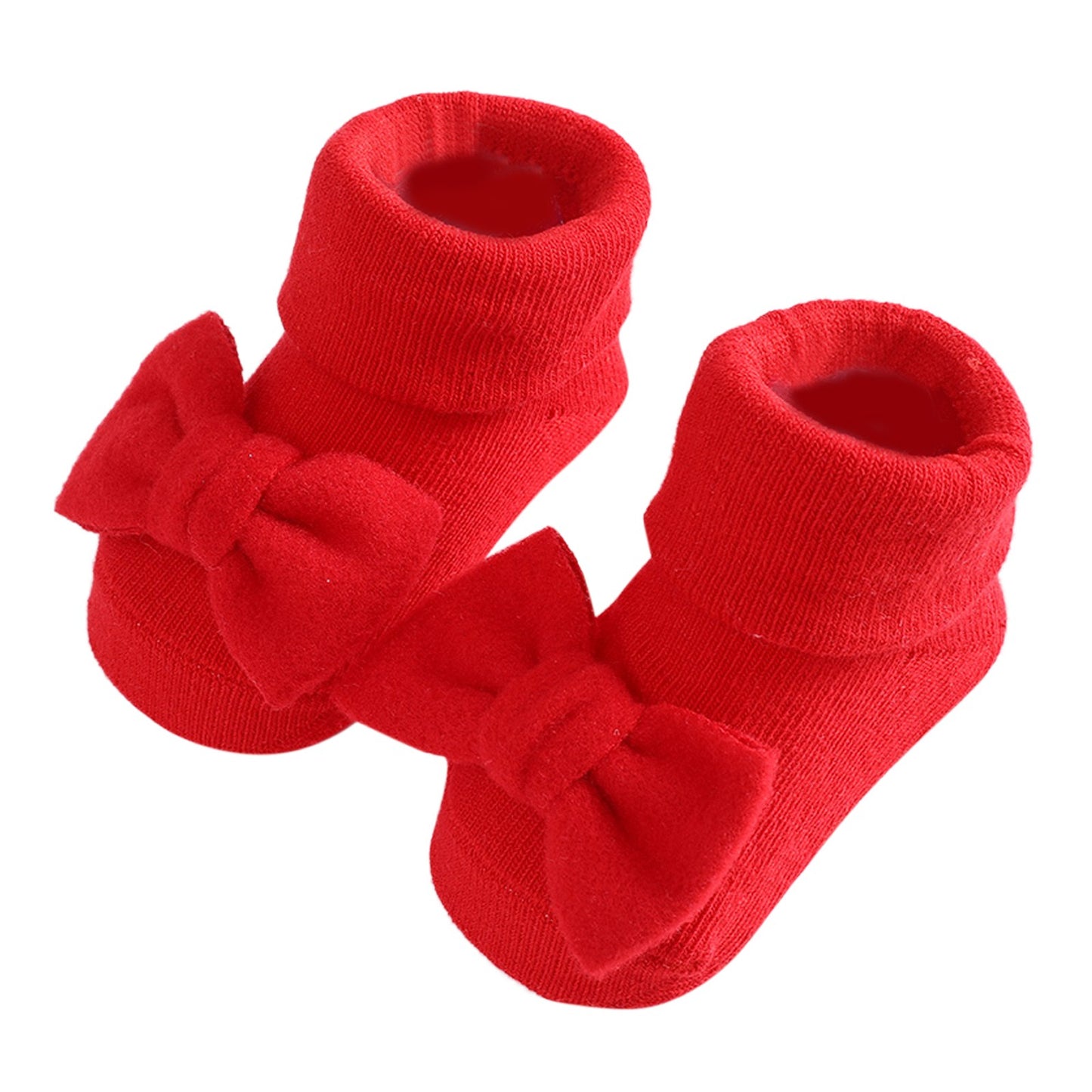 Toddler Baby Girls Socks Shoes Newborn Baby Floor Socks Bowknot Infant Baby Foot Socks First Walkers Prewalker Boots 0-12 Months