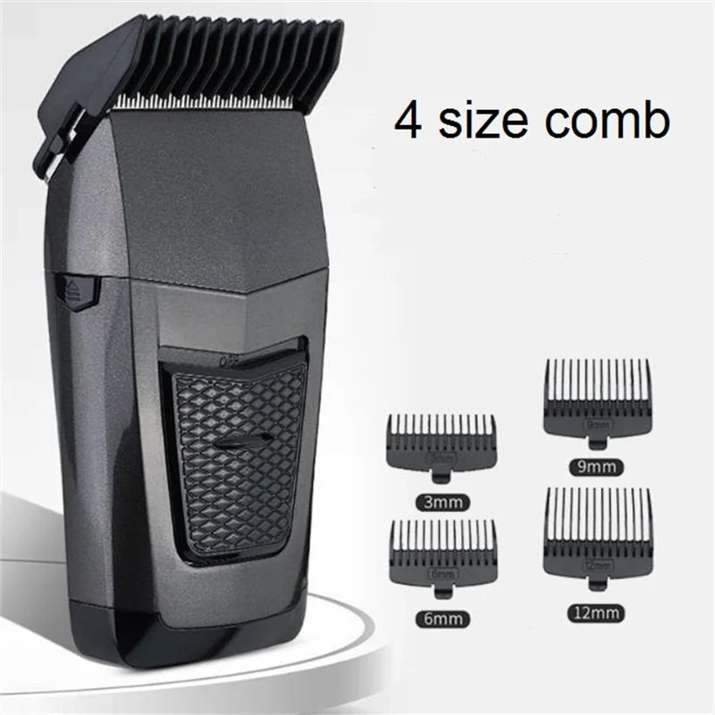 Washable Electric Self Hair Trimmer Self-Service Haircut Kit Portable Fade Style Clipper For Men Wet Dry Male Bald Head Shaver