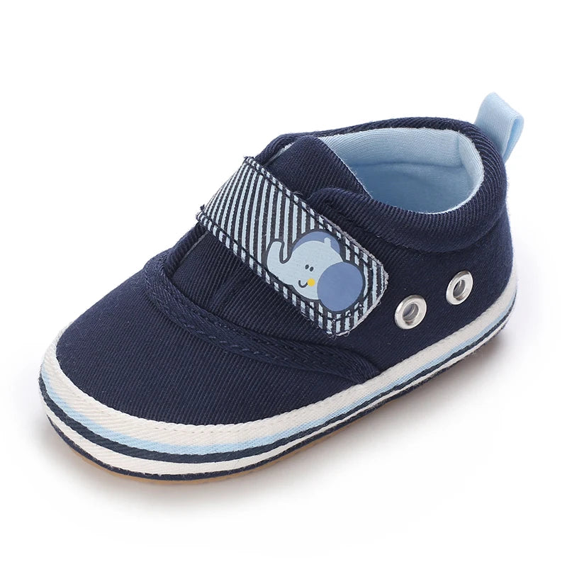 Baby Fashion Canvas Casual Sports Shoes Boys' Classic First Walker Baby Anti slip Walking Shoes