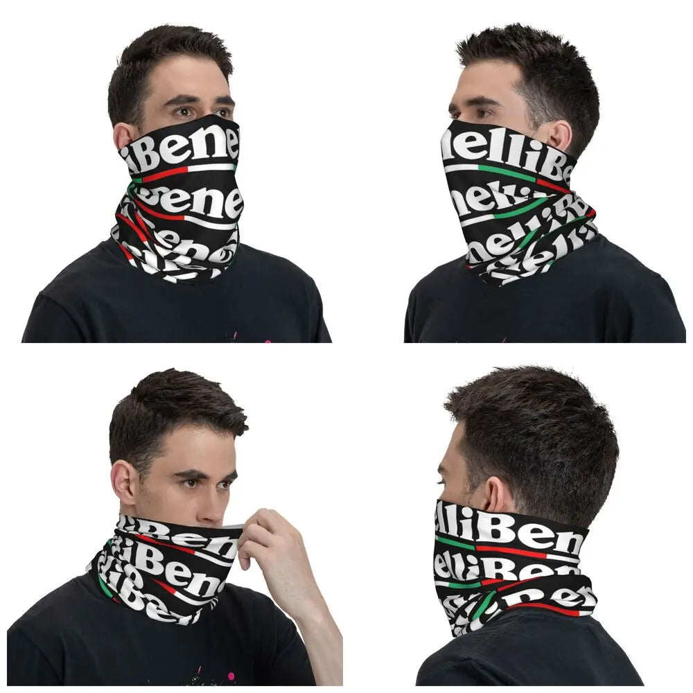 BENELLI MOTORCYCLE DESIGNS Bandana Neck Gaiter Printed Mask Scarf Multi-use Balaclava Hiking for Men Women Adult Breathable