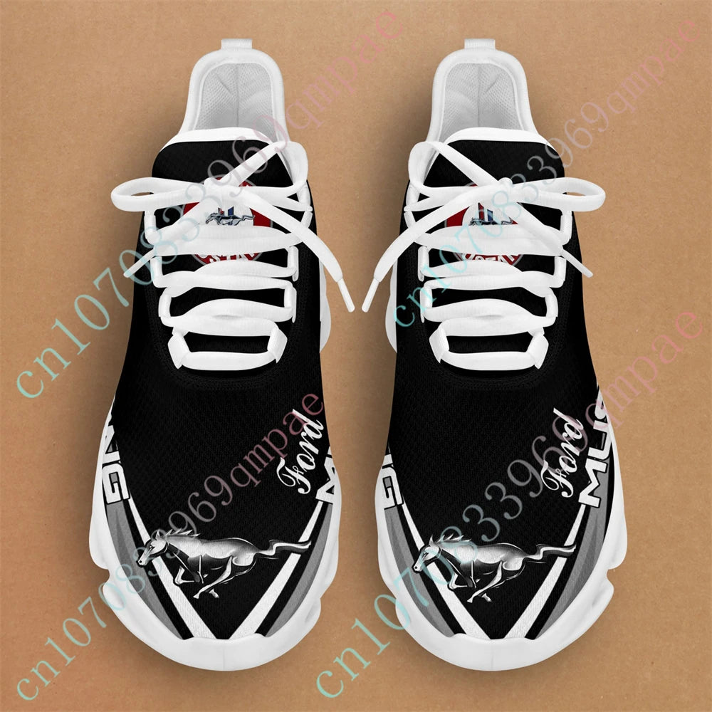 Mustang Male Sneakers Casual Running Shoes Lightweight Men's Sneakers Big Size Unisex Tennis Sports Shoes For Men Custom Logo