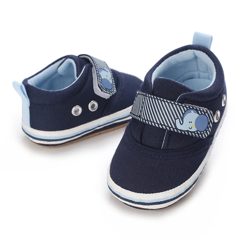 Baby Fashion Canvas Casual Sports Shoes Boys' Classic First Walker Baby Anti slip Walking Shoes