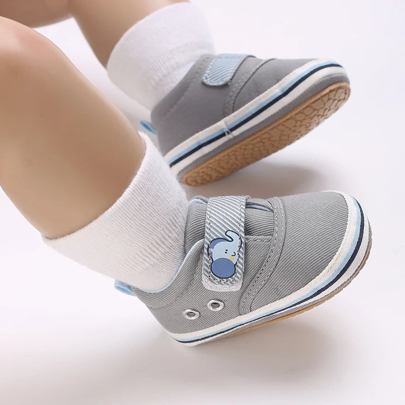 Baby Fashion Canvas Casual Sports Shoes Boys' Classic First Walker Baby Anti slip Walking Shoes