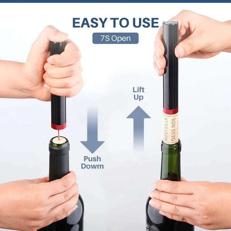 Cool Technological Gadgets Air Pressure Corkscrew Wine Bottle Opener Take Out Wine Cork Novel Kitchen Bar Accessories Tools