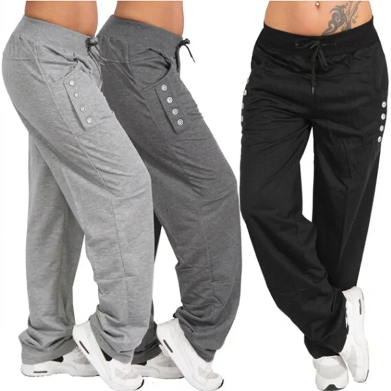 Spring Autumn Loose Casual Pants Women 2023 Black Gray Pantalones Mujer Pantalon Femme Jogger Trousers Plus Size Women Leggings