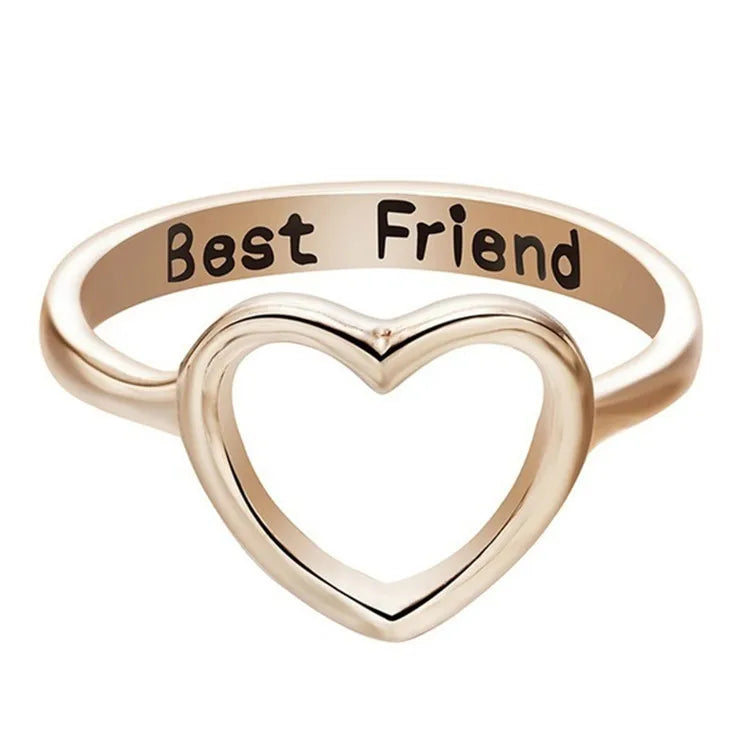 fashion Delicate Double Heart Finger Ring For Women CZ Zirconia Crystal  Hollow Out Wedding Party Ring Gifts 2021