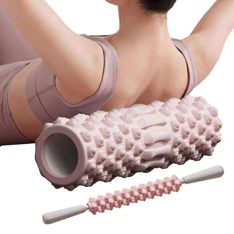 30cm Foam Roller For Fitness Yoga Exercise Back Muscle Massage Roller EVA Calf Shaping Roller Yoga Block Gym Fitness Training