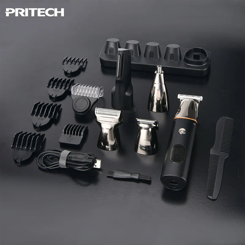 Xiaomi Youpin Professional Waterproof Hair Clipper Men Rechargeable Cordless Electric Razor 5 In 1 Barbers Beard Hair Trimmer