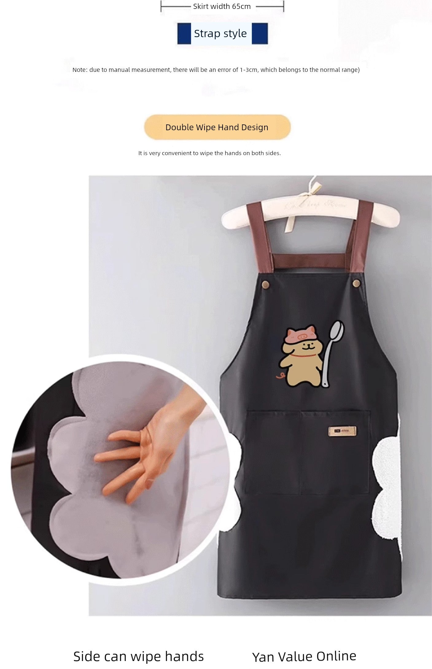 Puppy Summer Thin For Home Oil-Proof Catering Apron