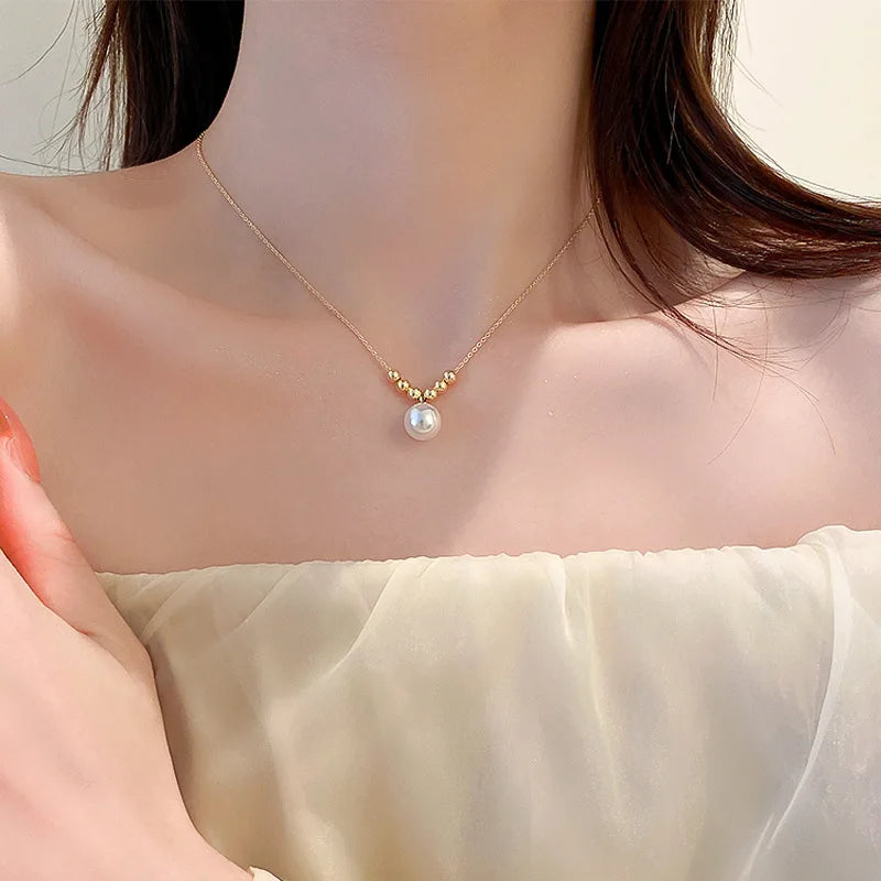 Fashion Trend Unique Design Elegant Exquisite Simple Zircon Star Snake Bone Chain Necklace Women Jewelry Party Gift Wholesale