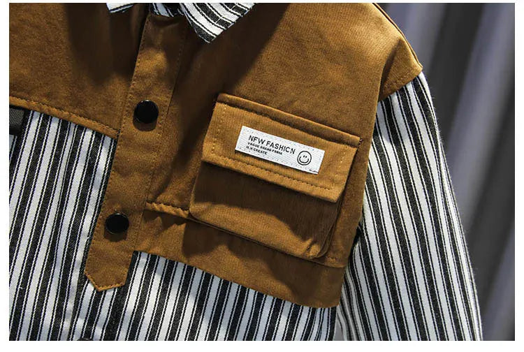 2024 New Autumn Children Baby Clothes Long Sleeve Striped Shirt+Pants Gentlemen Elegant Suit Kids Tracksuit For Boys Casual Sets