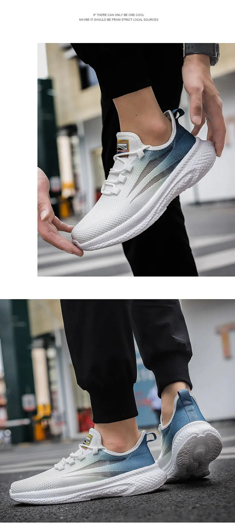 Casual Sneakers for Men Outdoor Lightweight Fashion Non-slip Round Toe Comfortable Trendy All-match Shoes Spring Autumn Main