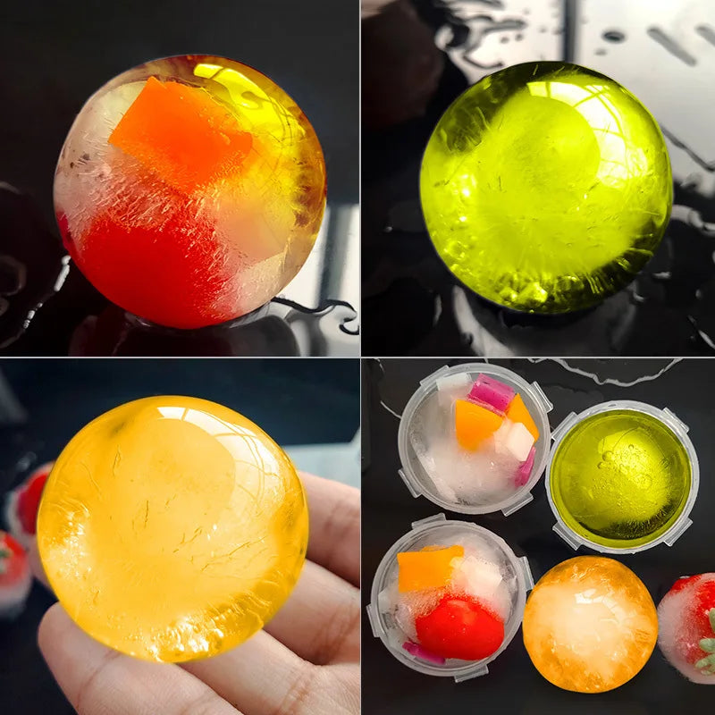 Large Ice Mould 5CM Whiskey Round Ball Ice Making Mold Home DIY Ice Cream Maker Whiskey Ice Tray for Bar Home Kitchen Gadget