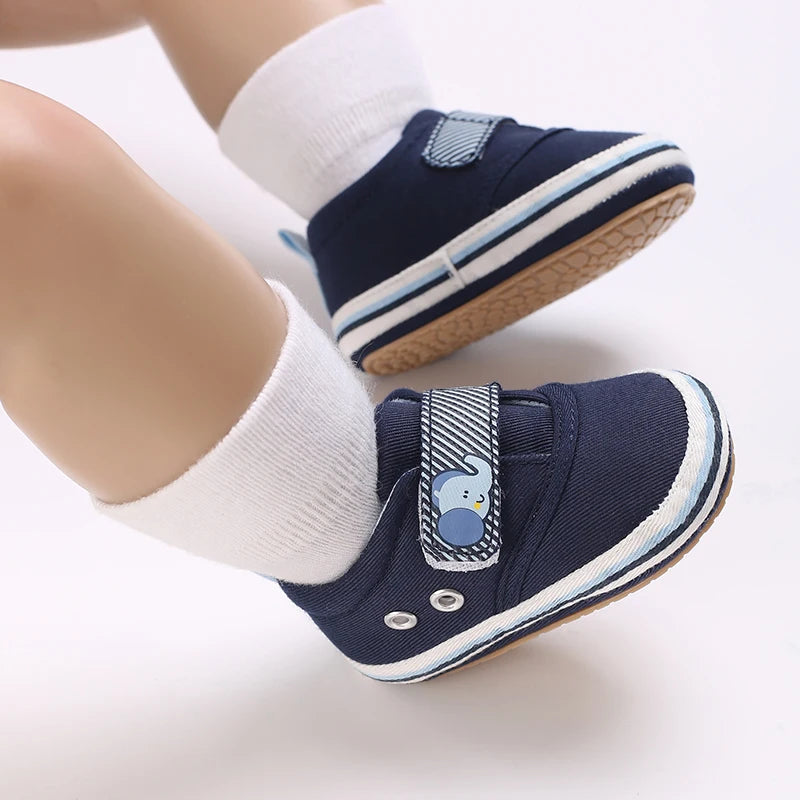 Baby Fashion Canvas Casual Sports Shoes Boys' Classic First Walker Baby Anti slip Walking Shoes