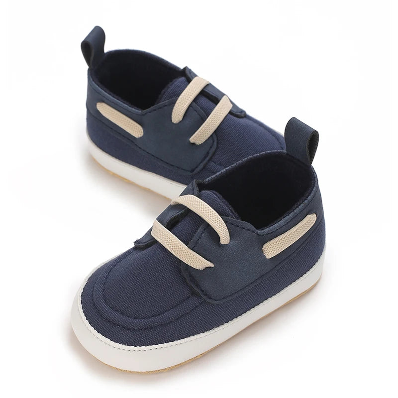 Lucky Blue Four Seasons Baby Soft Sole Walking Shoes for 0-1 Year Old Boys Casual Lightweight Sports Shoes Indoor Walking Shoes