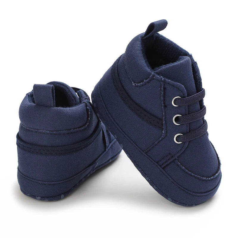 Lucky Blue Four Seasons Baby Soft Sole Walking Shoes for 0-1 Year Old Boys Casual Lightweight Sports Shoes Indoor Walking Shoes