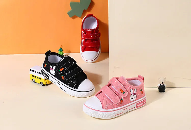 CKid Shoes Sneaker Shoe Boys Girls Baby Cartoon Canvas Sports Shoes Spring Autumn Children Board Shoes with Leisure New Fashion