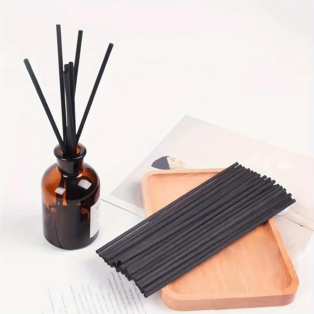 10/50pcs Fiber Sticks Diffuser Aromatherapy Volatile Rod for Home Fragrance Diffuser Home Decoration