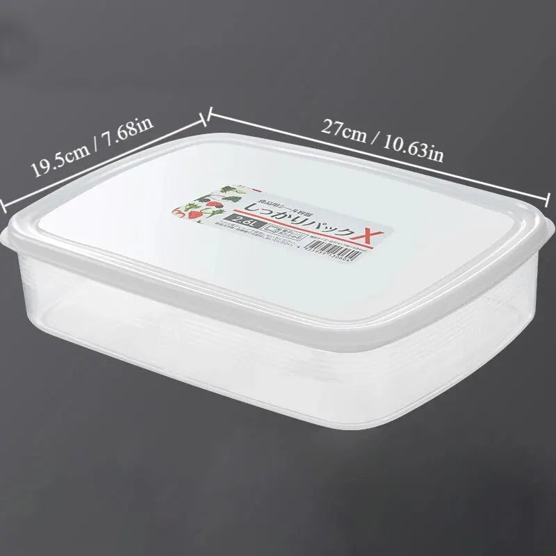 1PC Refrigerator Preservation Box Frozen Meat Refrigeration Box Food Storage Box Sorting Storage Sruit Vegetable Drainage Box