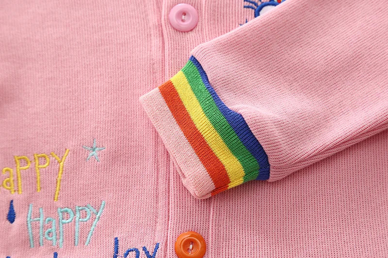 New Autumn Baby Girls Clothes Suit Children Boys Jacket T-Shirt Pants 3Pcs/Sets Toddler Clothing Infant Costume Kids Tracksuits