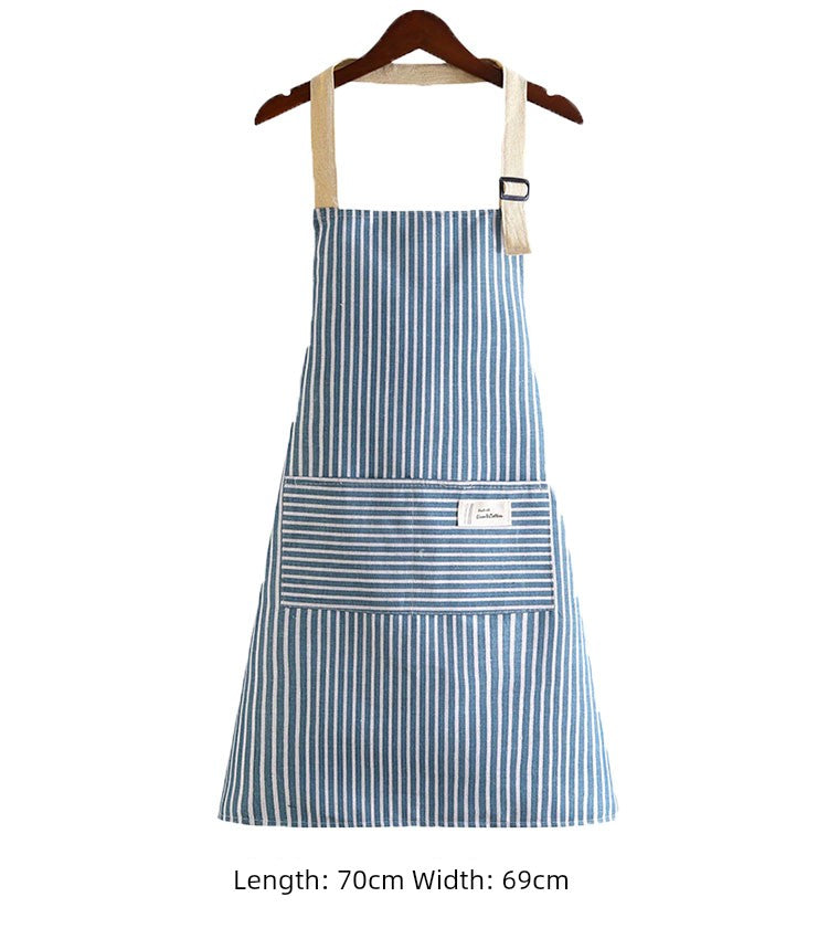 K-style Fashion For Home Work Restaurant Cotton and Linen Apron