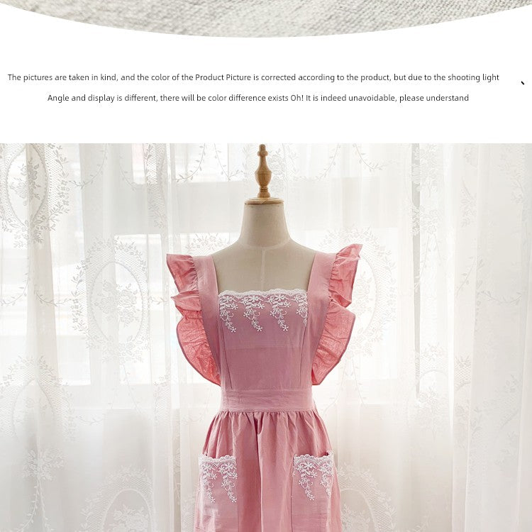 Pure Cotton For Home Cute Fashion Jiang Yan Same Apron