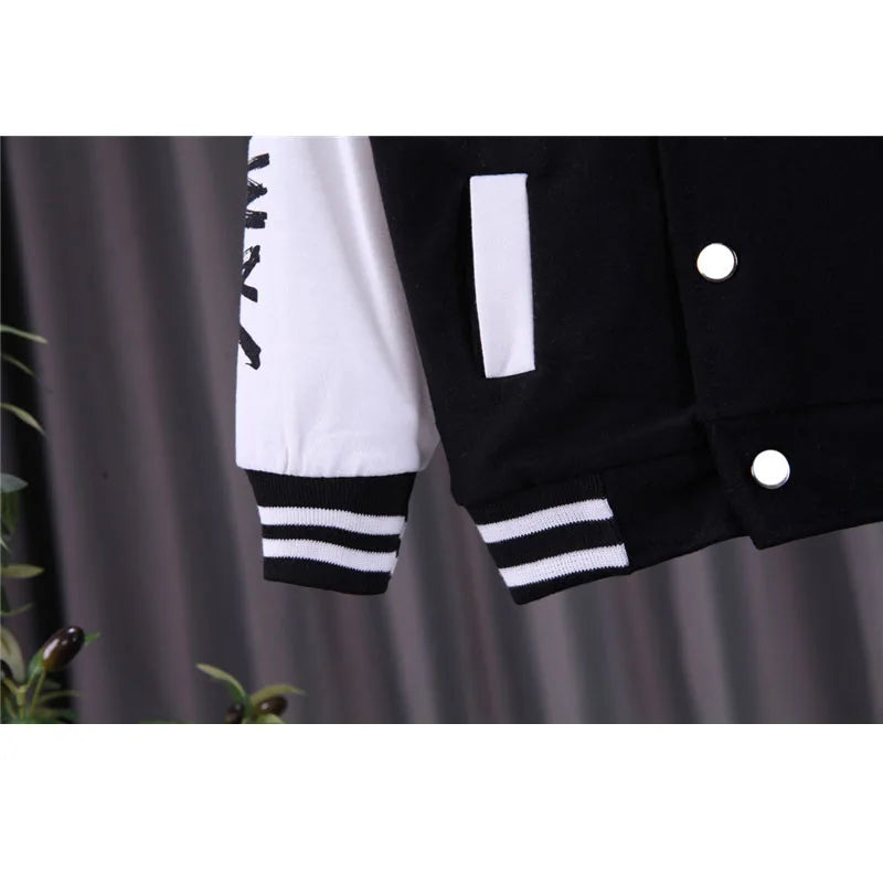 New Kids Casual Clothing Sets Boys Girls Baseball Sports Suit Coat Pant 2Pcs Tracksuit Spring Autumn Thin Baby Outfits 1-4 Years