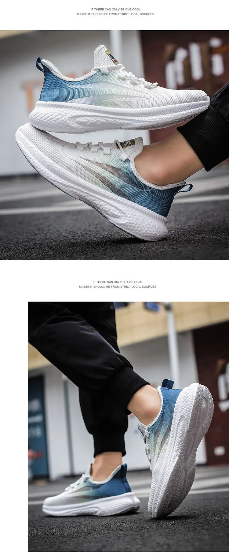 Casual Sneakers for Men Outdoor Lightweight Fashion Non-slip Round Toe Comfortable Trendy All-match Shoes Spring Autumn Main