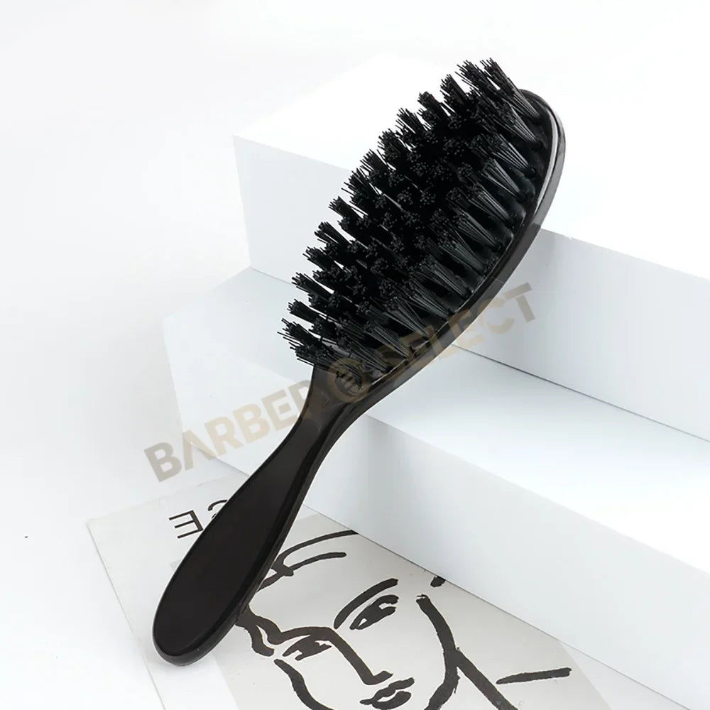 New Professional Barber Shaving Beard Brush Removal Neck Dusting Horse Hair Brushes Face Mustache Salon Cleaning Styling Tools