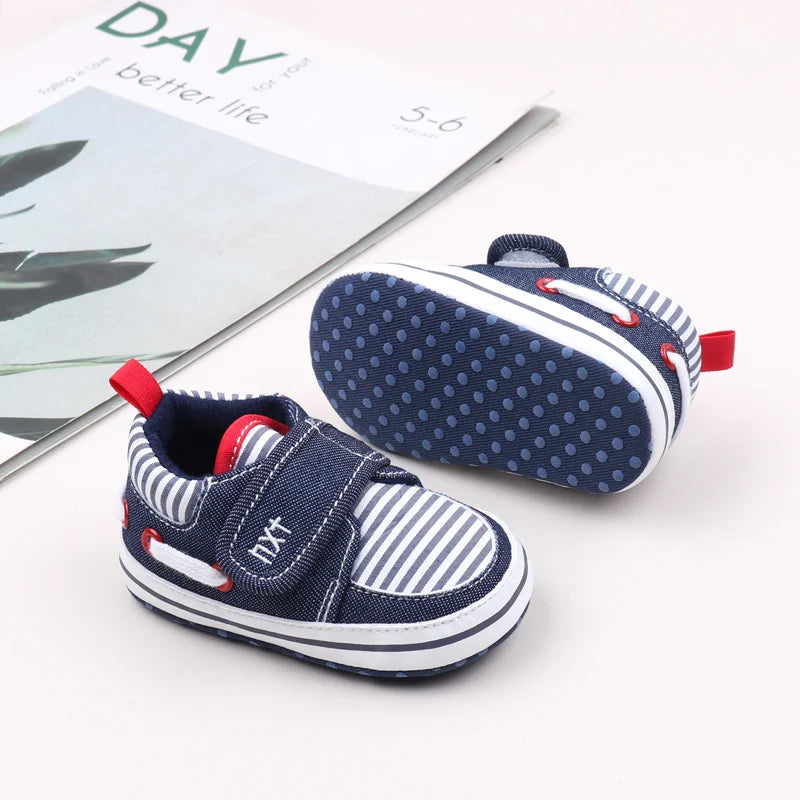 Baby Shoes Spring and Autumn Prewalking Sneaker for Boys and Girls 0-9-18 Months Sport Shoe Classical Style 2024 Fashion BZZ3246