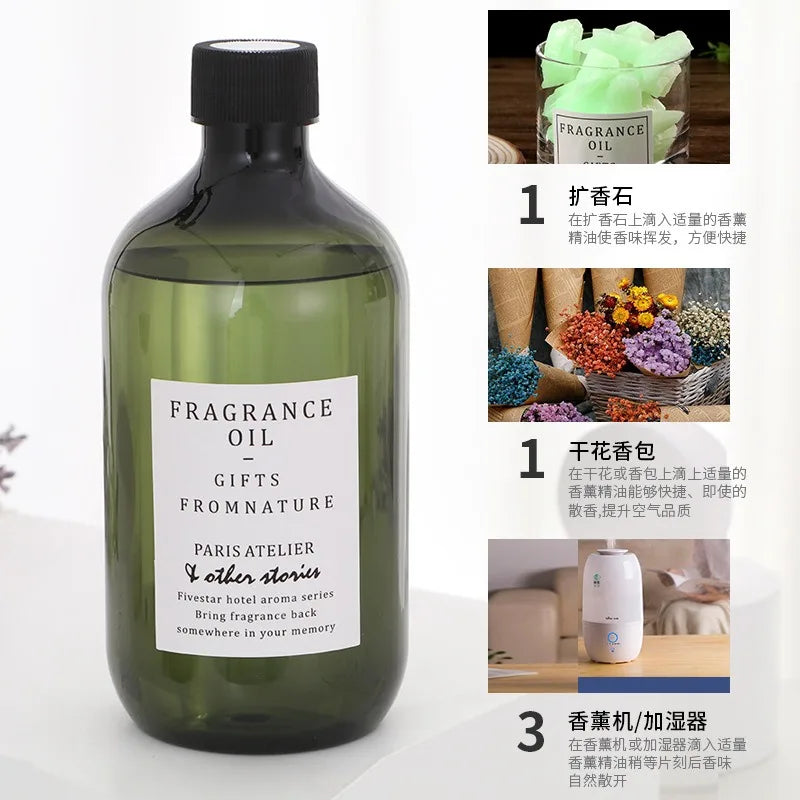 500ml Hotel Series Shangri-La Essential Oils For Candle Making Fragrance Oil For Aromatic Diffuser SPA Home Perfume Aroma Oil