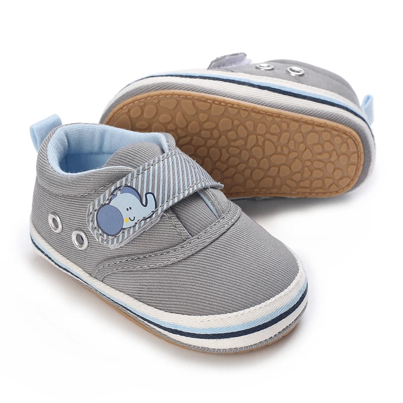 Baby Fashion Canvas Casual Sports Shoes Boys' Classic First Walker Baby Anti slip Walking Shoes