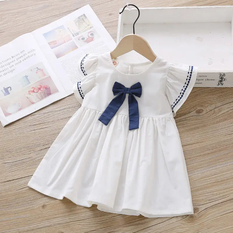 Baby Girls Dresses Summer 2024 Sleeveless Birthday Party Princess Dress Kids Sundress Dresses for 12M to 5Y Toddler Clothes