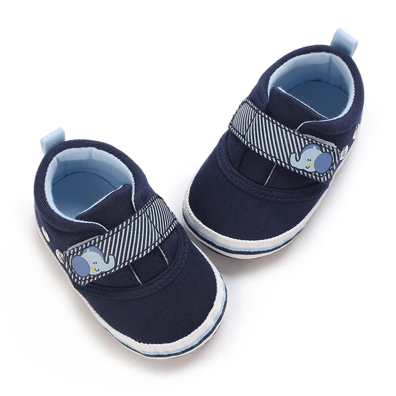 Baby Fashion Canvas Casual Sports Shoes Boys' Classic First Walker Baby Anti slip Walking Shoes