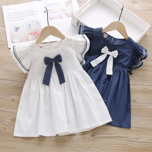 Baby Girls Dresses Summer 2024 Sleeveless Birthday Party Princess Dress Kids Sundress Dresses for 12M to 5Y Toddler Clothes