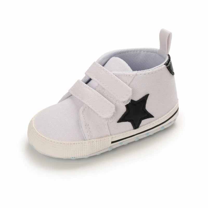 2024 New Baby Canvas Sneakers Anti-slip Soft Plaid Baby Boy Girl Shoes Newborns First Walkers Infant Baby Unisex Casual Shoes