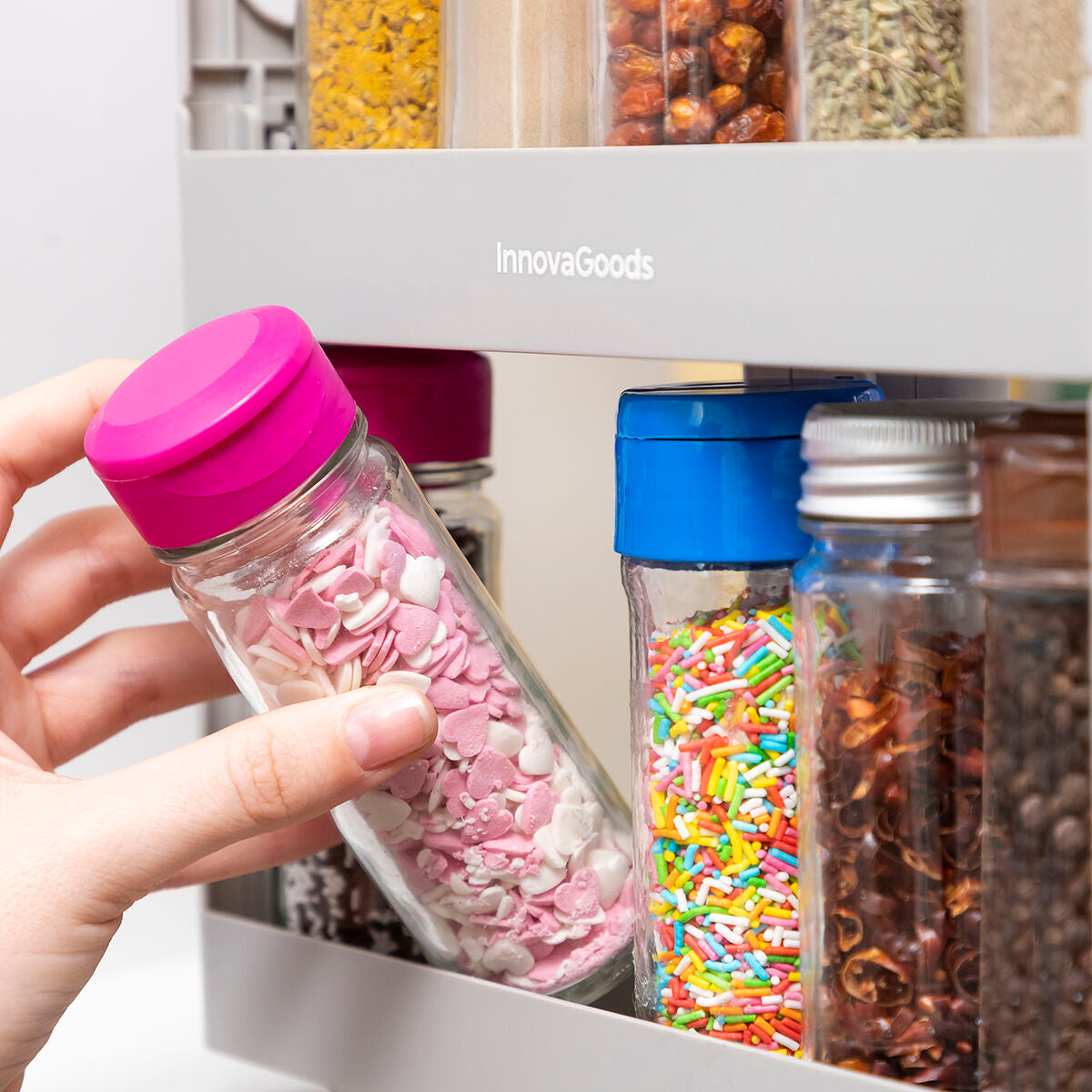 Sliding and Pivoting Spice Organiser Rispick InnovaGoods