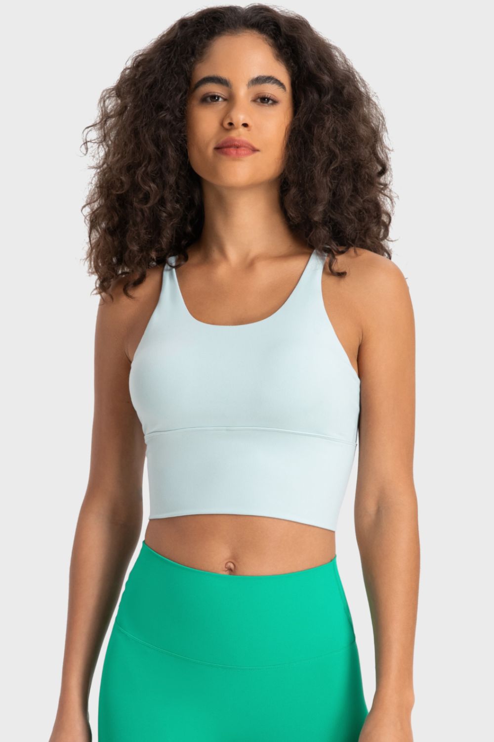 Millennia Crisscross Back Ladder Detail Sports Bra