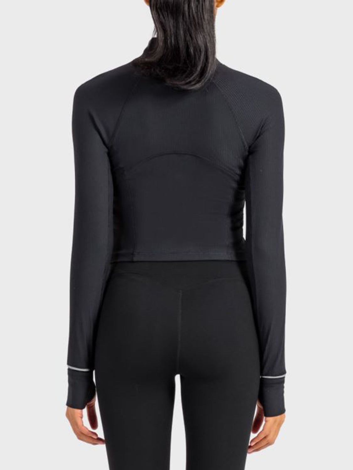 Millennia Mock Neck Half Zip Long Sleeve Sport Top